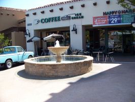 Water fountain in Orange