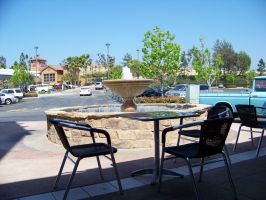 Water fountain in Orange