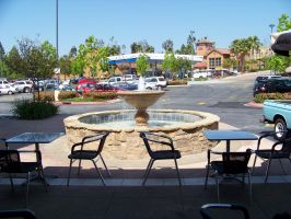 Water fountain in Orange