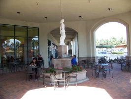 Water fountain in Tustin